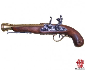 Francouzská pirátská pistole 18.století pro leváky