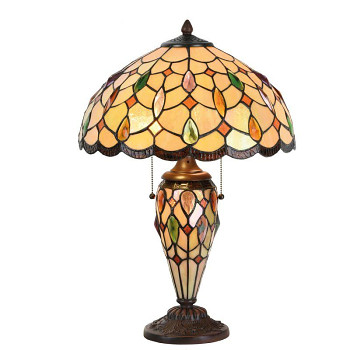 Stolní lampa Tiffany HEMISPHERE Clayre & Eef 5LL-5182