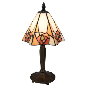 Stolní lampa Tiffany ROSE Clayre & Eef 5LL-5200