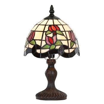 Stolní lampa Tiffany FLOWERS Clayre & Eef 5LL-5619