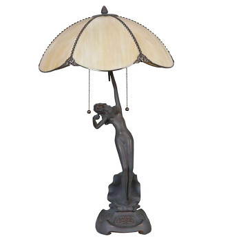 Stolní lampa Tiffany WOMAN Clayre & Eef 5LL-5719