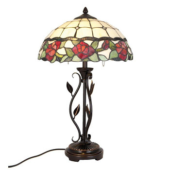 Stolní lampa Tiffany ROSE GARDEN Clayre & Eef 5LL-5785