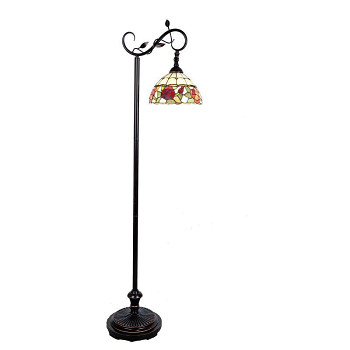 Stojací lampa Tiffany ROSE GARDEN Clayre & Eef 5LL-5786