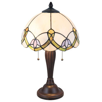 Stolní lampa Tiffany FLOWERS Clayre & Eef 5LL-5918