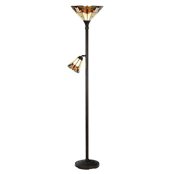 Stojací lampa Tiffany ART LOUIS Clayre & Eef 5LL-5969