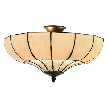 Stropní lampa Tiffany ART DECO Clayre & Eef 5LL-5982