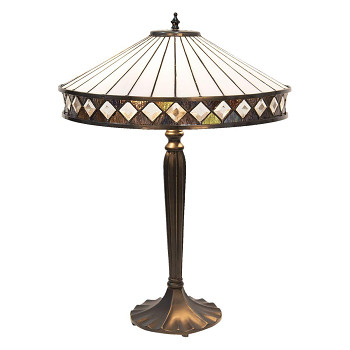Stolní lampa Tiffany ART DECO Clayre & Eef 5LL-5983