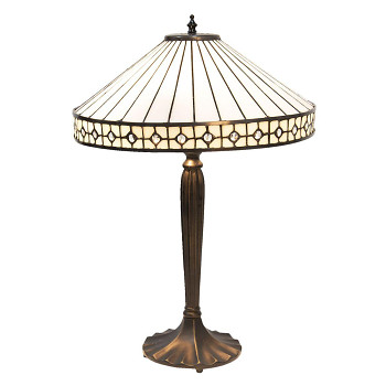 Stolní lampa Tiffany ART DECO Clayre & Eef 5LL-5984