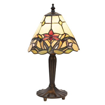 Stolní lampa Tiffany FLOWERS Clayre & Eef 5LL-5991