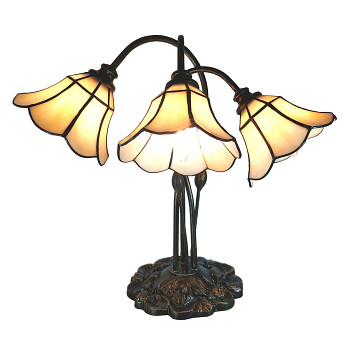 Stolní lampa Tiffany TULIPS Clayre & Eef 5LL-6029