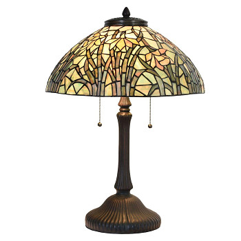 Stolní lampa Tiffany FLOWERS Clayre & Eef 5LL-6037