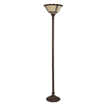 Stojací lampa Tiffany RECTANGLE Clayre & Eef 5LL-6077