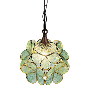 Závěsná lampa Tiffany SUMMER BLOOM Clayre & Eef 5LL-6094