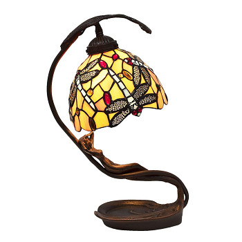Stolní lampa Tiffany WOMAN Clayre & Eef 5LL-6096