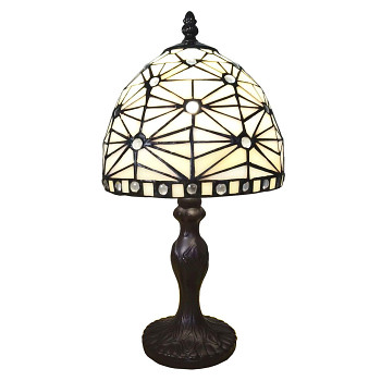 Stolní lampa Tiffany ART DECO Clayre & Eef 5LL-6105