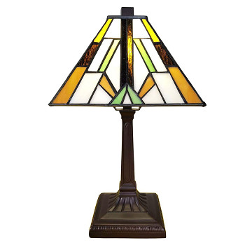 Stolní lampa Tiffany ART DECO Clayre & Eef 5LL-6109