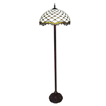 Stojací lampa Tiffany ART DECO Clayre & Eef 5LL-6113