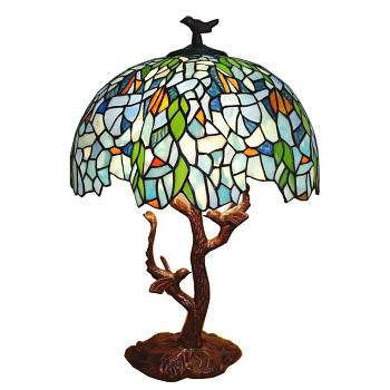 Stolní lampa Tiffany FLOWERS Clayre & Eef 5LL-6115