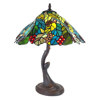 Stolní lampa Tiffany FLOWERS Clayre & Eef 5LL-6129