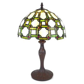 Stolní lampa Tiffany ART DECO Clayre & Eef 5LL-6133