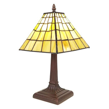 Stolní lampa Tiffany ART DECO Clayre & Eef 5LL-6140