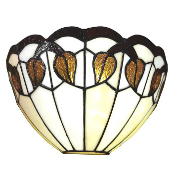 Nástěnná lampa Tiffany FLOWERS Clayre & Eef 5LL-6144