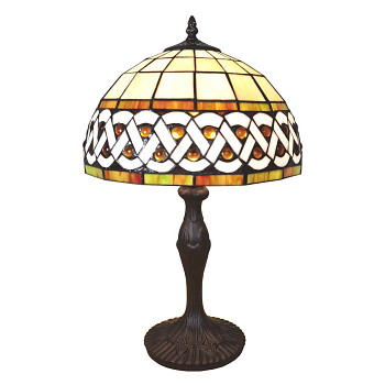 Stolní lampa Tiffany MATTEO Clayre & Eef 5LL-6153