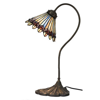 Stolní lampa Tiffany ART DECO Clayre & Eef 5LL-6163