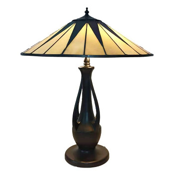 Stolní lampa Tiffany ART DECO Clayre & Eef 5LL-6174