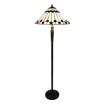 Stojací lampa Tiffany MANHATTAN CHIQUE Clayre & Eef 5LL-6175