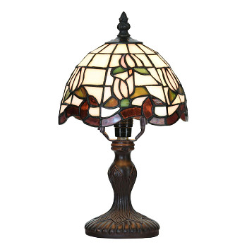Stolní lampa Tiffany FLOWERS Clayre & Eef 5LL-6180