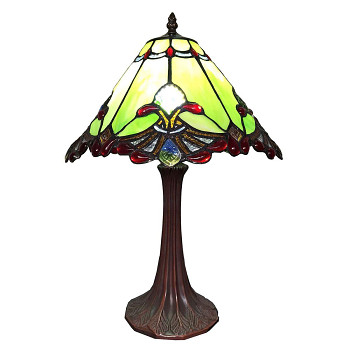 Stolní lampa Tiffany ART DECO Clayre & Eef 5LL-6183