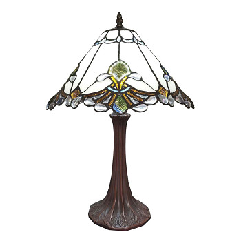 Stolní lampa Tiffany VINTAGE TEARDROP Clayre & Eef 5LL-6185