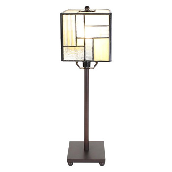 Stolní lampa Tiffany ART DECO Clayre & Eef 5LL-6190
