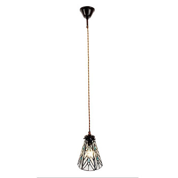 Závěsná lampa Tiffany EARLY MORNING Clayre & Eef 5LL-6197