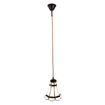 Závěsná lampa Tiffany BRIGHT WINTER Clayre & Eef 5LL-6201