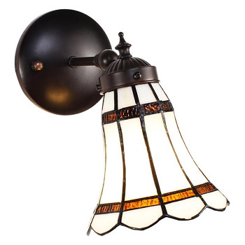Nástěnná lampa Tiffany BRIGHT WINTER Clayre & Eef 5LL-6205