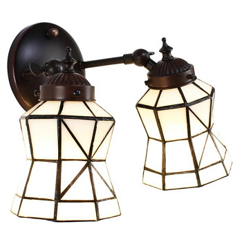 Nástěnná lampa Tiffany THUNDER Clayre & Eef 5LL-6211