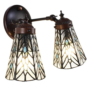 Nástěnná lampa Tiffany EARLY MORNING Clayre & Eef 5LL-6215