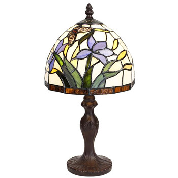 Stolní lampa Tiffany FLOWERS Clayre & Eef 5LL-6274