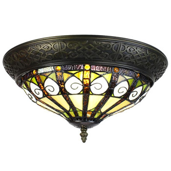 Stropní lampa Tiffany MAJESTIC SENSE Clayre & Eef 5LL-6277