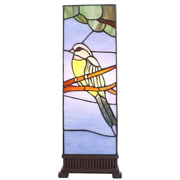 Stolní lampa Tiffany BIRD Clayre & Eef 5LL-6294