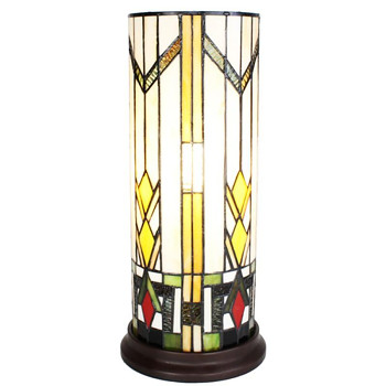 Stolní lampa Tiffany OLD NEW YORK Clayre & Eef 5LL-6297