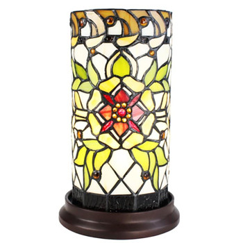 Stolní lampa Tiffany MAJESTIC FLOWER Clayre & Eef 5LL-6298