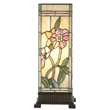 Stolní lampa Tiffany FLOWER Clayre & Eef 5LL-9224