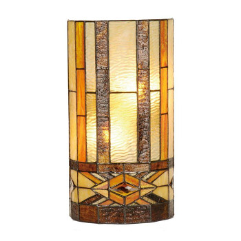 Nástěnná lampa Tiffany ART DECO Clayre & Eef 5LL-9286