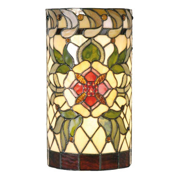 Nástěnná lampa Tiffany MAJESTIC FLOWER Clayre & Eef 5LL-9906