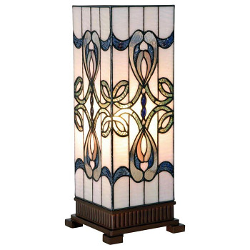 Stolní lampa Tiffany ART DECO Clayre & Eef 5LL-9911