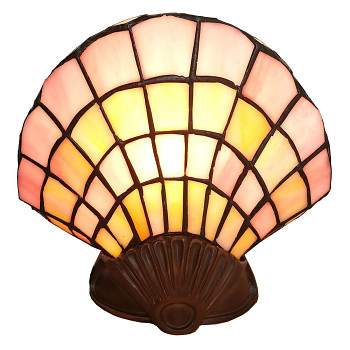 Dekorativní stolní lampa Tiffany SHELL Clayre & Eef 5LL-6000
