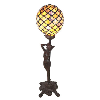 Dekorativní stolní lampa Tiffany WOMAN Clayre & Eef 5LL-6024